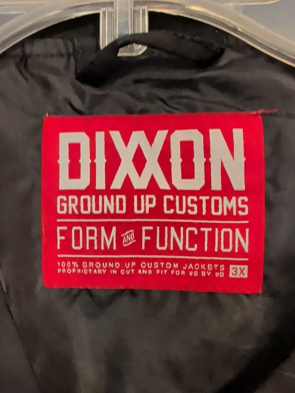 Mens DIXXON Black Coach Jacket with Chest Emblem Size 3XL